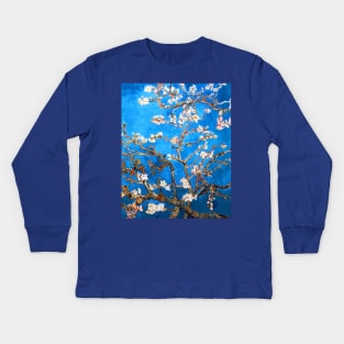 Vincent Van Gogh - Almond Blossom Kids Long Sleeve T-Shirt